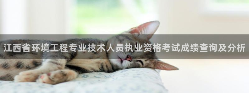 正规彩名堂官网计划：江西省环境工程专