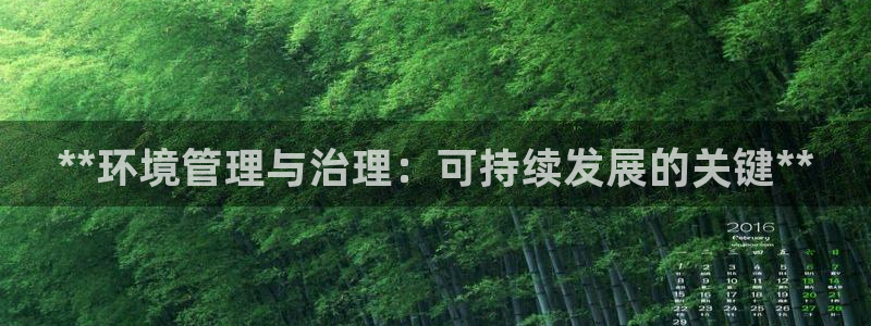 彩名堂4.3：**环境管理与治理：可