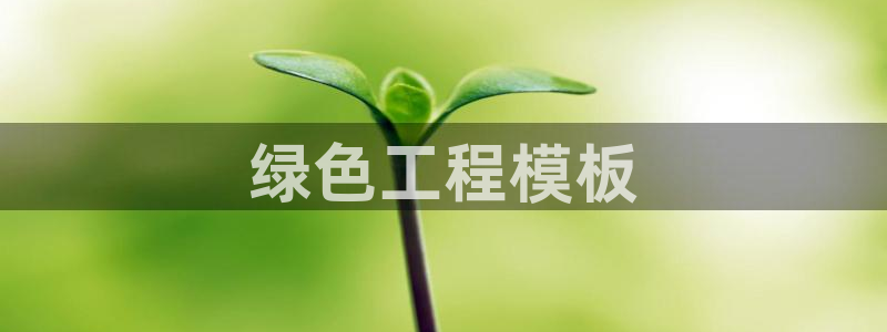 彩名堂计划app新版：绿色工程模板
