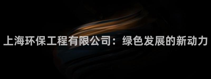 彩名堂计划app新版：上海环保工程有限公司：绿色发展的新动力