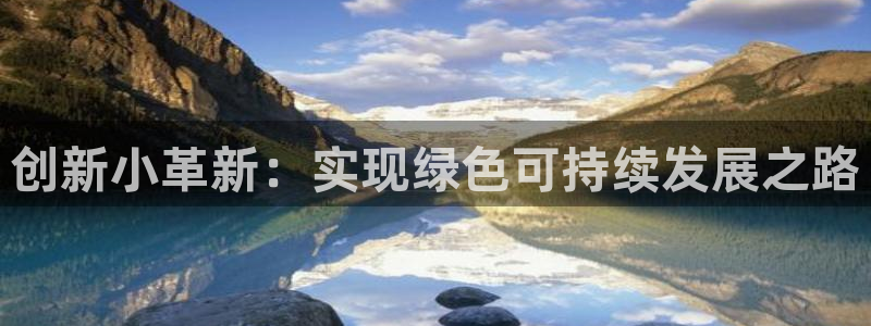 彩名堂怎么买准确率高一点：创新小革新：实现绿色可持续发展之路