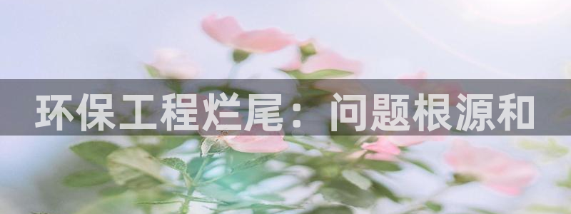 彩名堂预测软件与分析：环保工程烂尾：