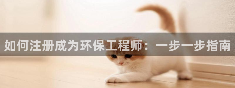 老版彩名堂：如何注册成为环保工程师：一步一步指南