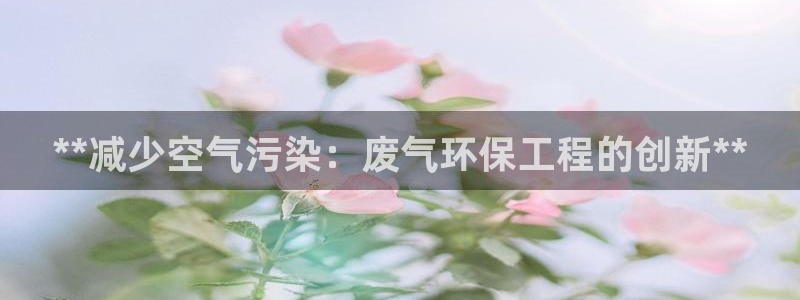 彩名堂5.0计划：**减少空气污染：