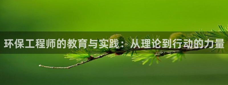 彩名堂平台：环保工程师的教育与实践：从理论到行动的力量