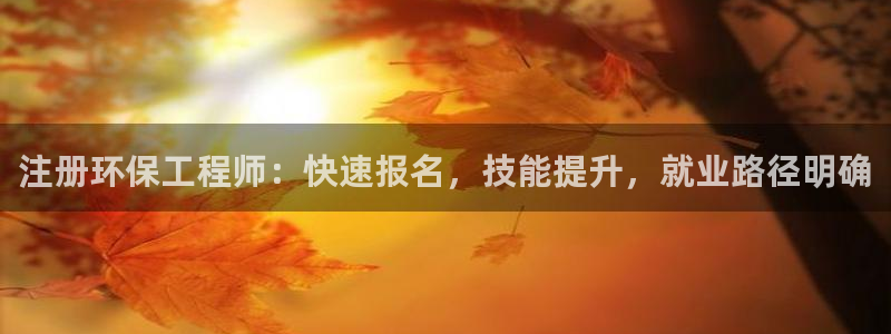彩名堂怎么用不输：注册环保工程师：快速报名，技能提升，就业路